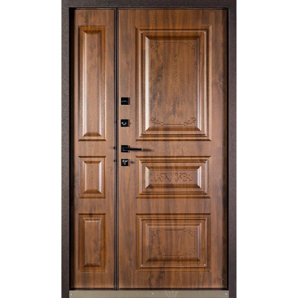 Входная дверь двустворчатая SANTO 222 (ДЗ 2609) изнутри